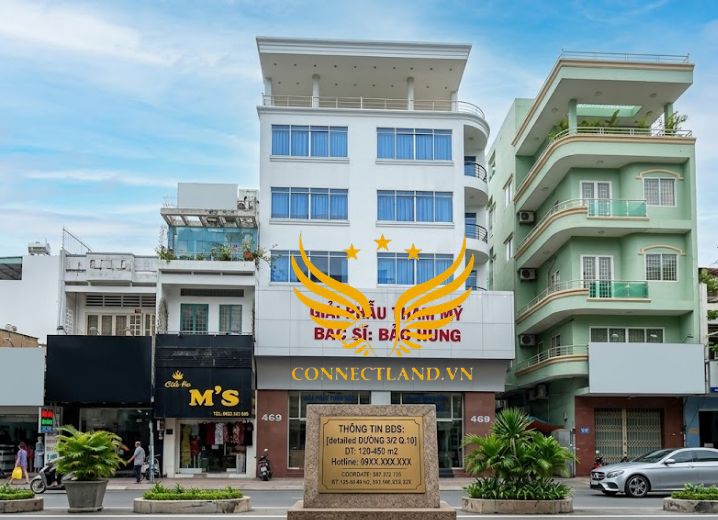 Cho Thuê Tòa Nhà 469-471-473 Bà Hạt phường 8 Quận 10