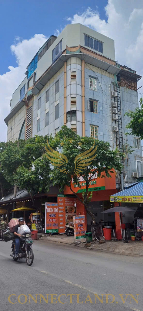 Cho Thuê Tòa Nhà Góc 2 Mặt Tiền 55 đường Cửu Long , phường 15, Quận 10, DT: 6.7x25m, 1 Trệt 1 Lửng 5 Lầu Thang Máy, DTSD 1005m2