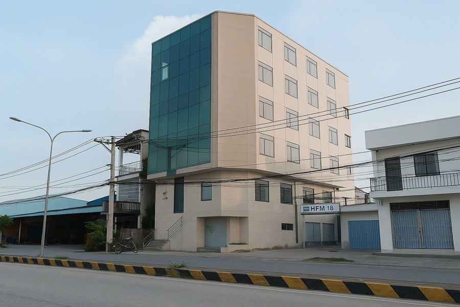 Cho Thuê Tòa Nhà Góc 2 Mặt Tiền Số 20 Đường Thới An 3 Với Hẻm 18, Phường Thới An, Quận 12, DT: 7x22m, 1 Hầm, 1 Trệt, 1 Lửng, 6 Lầu, TM, DTSD: 1.000m2