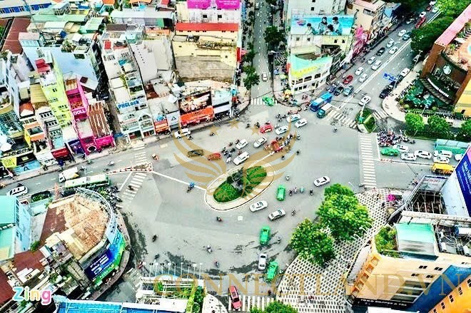 Cho Thuê Tòa Nhà GÓC 2MT số 1 Đường Lê Thị Riêng và Nguyễn Trãi, Phường Phạm Ngũ Lão, Quận 1, DT: 7.5×5.2m, 1 trệt, 3 lầu, DTSD: 156 m2