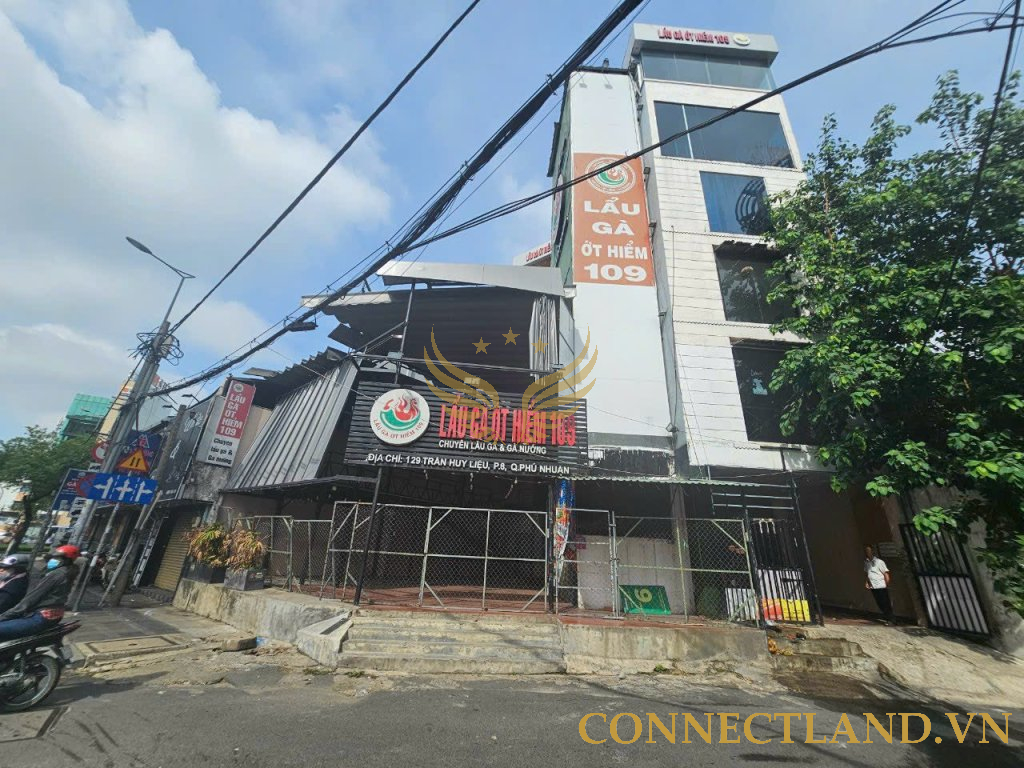Cho Thuê Tòa Nhà Mặt Tiền 129 đường Trần Huy Liệu  Quận Phú Nhuận, DT: 6.3×29.5m, 1 Trệt 5 Lầu Thang Máy, DTSD 1151m2