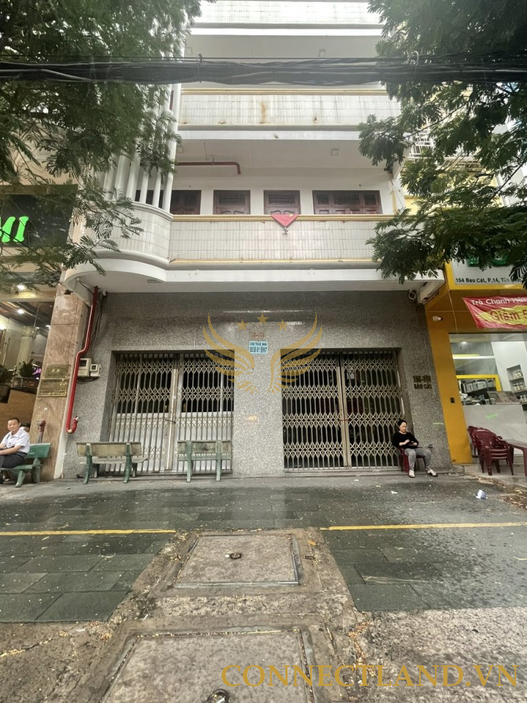 Cho Thuê Tòa Nhà Mặt Tiền  156-158 đường Bàu Cát, phường 14, Quận Tân Bình, DT: 8x18m, 1 Trệt 5 Lầu, DTSD 864m2