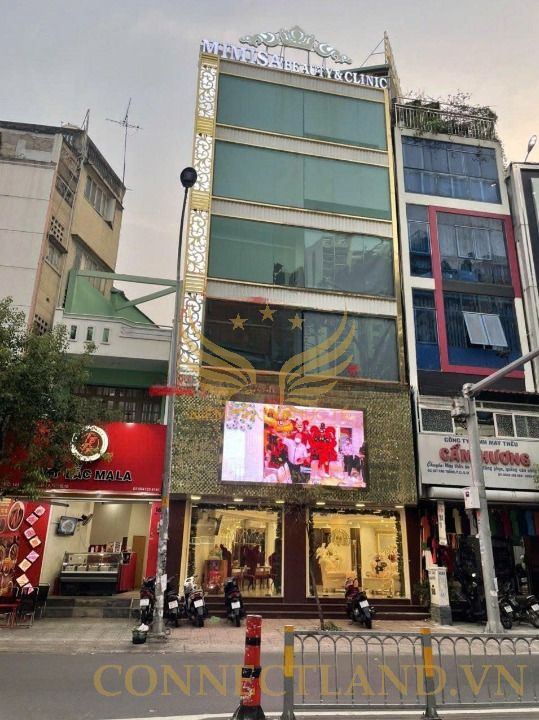Cho Thuê Tòa Nhà Mặt Tiền 163-165 đường Cao Thắng, phường 11, Quận 10, DT: 8x25m, 1 Trệt 1 Lửng 5 Lầu Thang Máy, DTSD 1200m2