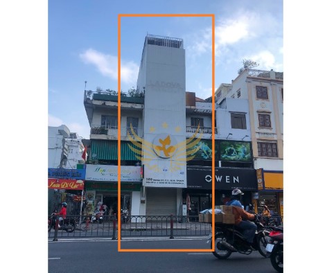 Cho Thuê Tòa Nhà Mặt Tiền 169 đường 3/2, phường 11, Quận 10, DT: 4x11m, 1 Trệt 1 Lửng 4 Lầu, DTSD 220m2