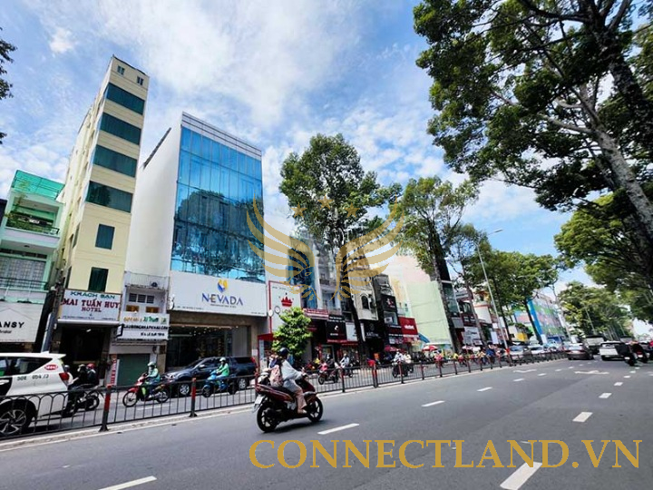 Cho Thuê Tòa Nhà Mặt Tiền 283-285 đường 3/2, phường 12, Quận 10, DT: 9x25m, 1 hầm, 1 trệt, 6 lầu, thang máy, DTSD 1575m2
