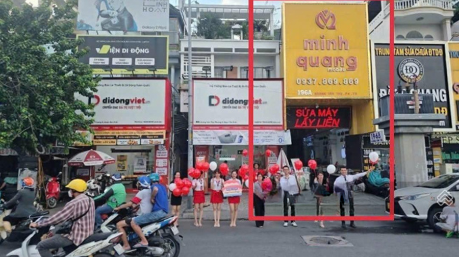 Cho Thuê Tòa Nhà Mặt Tiền  340A đường Hoàng Văn Thụ, phường 2, Quận Tân Bình, DT: 4×20, 1 Trệt 1 Lửng 4 Lầu, DTSD 400m2