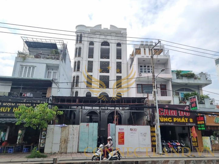 Cho Thuê Tòa Nhà Mặt Tiền 412 đường Huỳnh Tấn Phát, phường Bình Thuận, Quận 7, DT: 12x43m, 1 Hầm 1 Trệt 6 Lầu Thang Máy, DTSD 3612m2