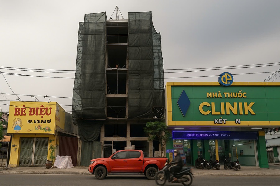 Cho Thuê Tòa Nhà Mặt Tiền Số 133 Đường Phan Văn Hớn, Phường Tân Thới Nhất, Quận 12, DT: 9.5x30m, 1 Hầm, 1 Trệt, 7 Lầu, TM, DTXD: 2.280m2