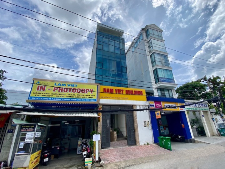 Cho Thuê Tòa Nhà Mặt Tiền Số 162 Đường Đồng Văn Cống, Phường Thạnh Mỹ Lợi, Quận 2, DT: 7x17m, 1 hầm 1 trệt 1 lửng 4 lầu ST, DTSD: 595 m2