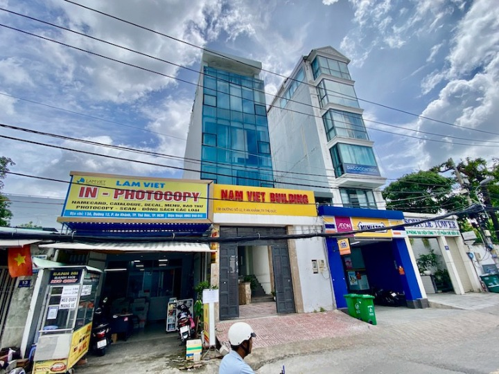 Cho Thuê Tòa Nhà Mặt Tiền Số 162 Đường Đồng Văn Cống, Phường Thạnh Mỹ Lợi, Quận 2, DT: 7x17m, 1 hầm 1 trệt 1 lửng 4 lầu ST, DTSD: 595 m2