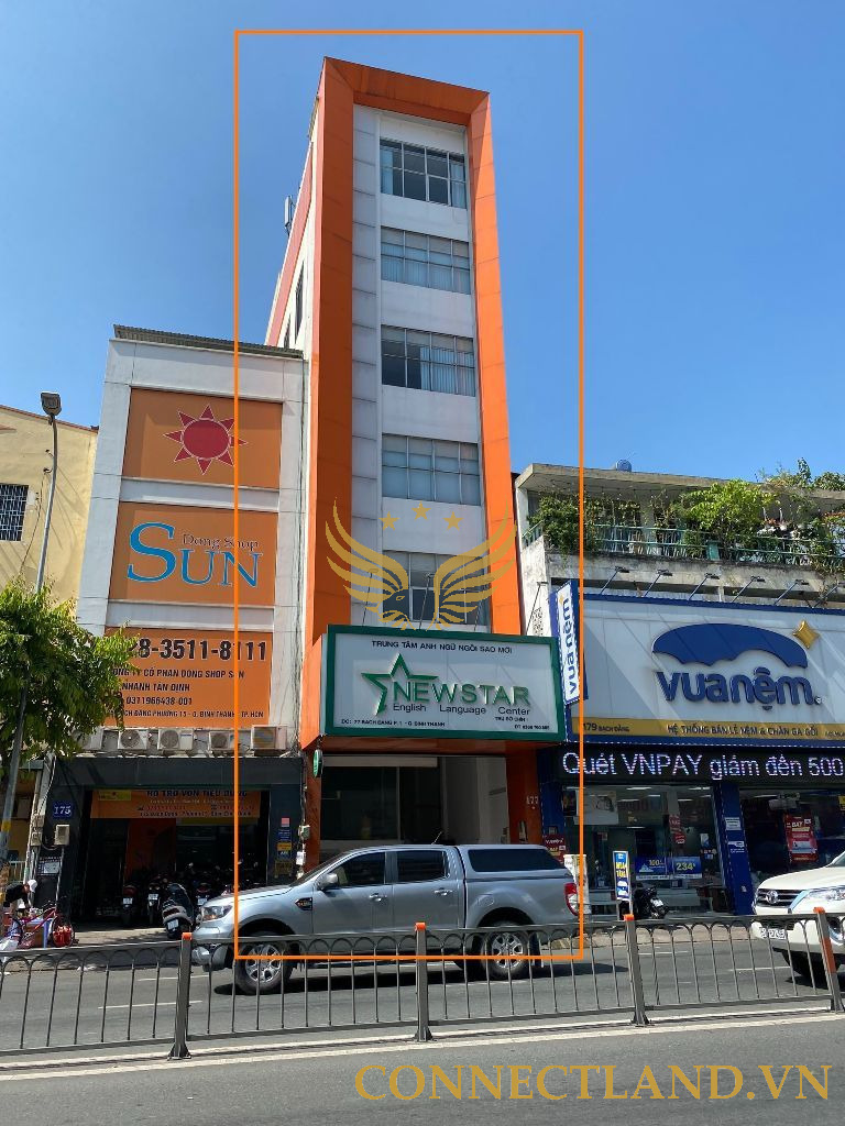 Cho Thuê Tòa Nhà Mặt Tiền Số 177 Đường Bạch Đằng, Phường 15, Quận Bình Thạnh, DT: 6x18m, 1 Hầm, 1 Trệt, 6 Lầu, ST, TM, DTSD: 756m2
