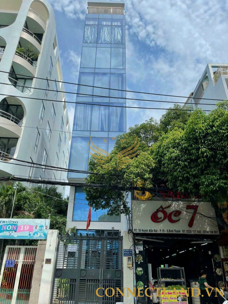 Cho Thuê Tòa Nhà Mặt Tiền Số 58 Đường Huỳnh Mẫn Đạt, Phường 19, Quận Bình Thạnh, DT: 4.1x22m, 1 Hầm, 1 Trệt, 6 Lầu, TM, DTSD: 500m2