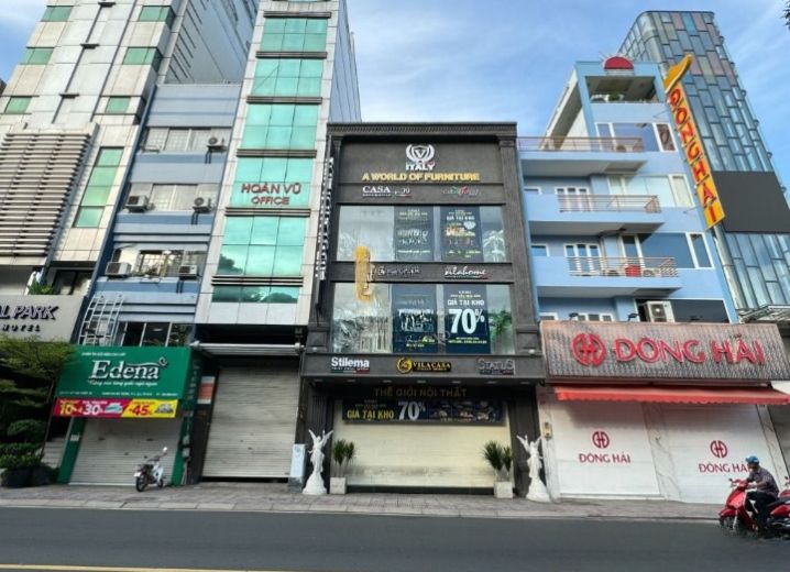 Cho Thuê Mặt Bằng Mặt Tiền Số 225Bis-227 Hai Bà Trưng Phường 6 Quận 3