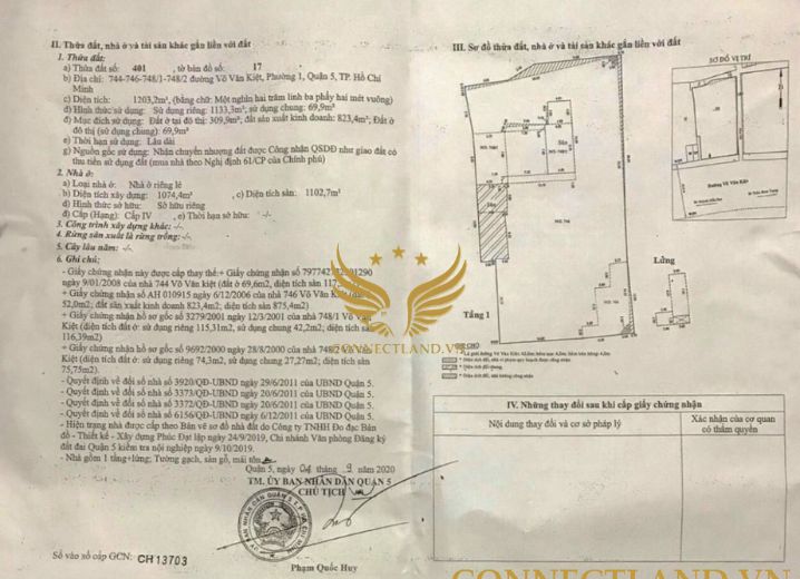 Cho Thuê Mặt Bằng 744-746 Võ Văn Kiệt Phường 1 Quận 5