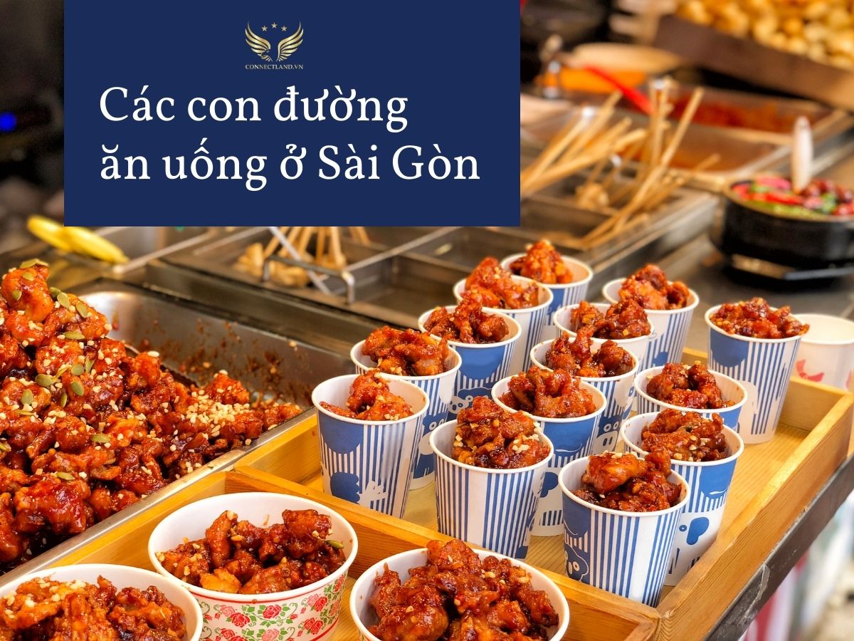 Các con đường ăn uống ở Sài Gòn
