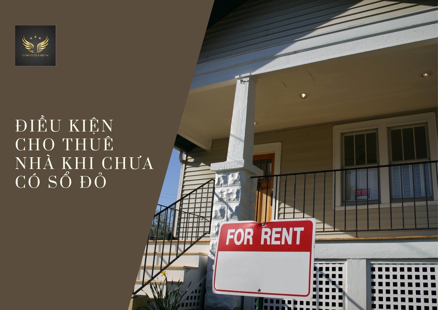 Điều kiện cho thuê nhà khi chưa có sổ đỏ