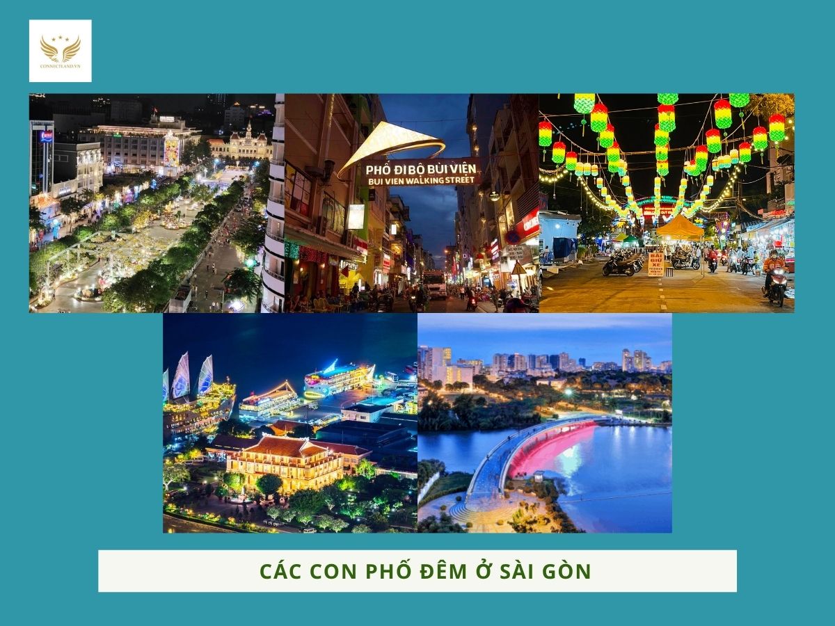 Các con phố đêm ở Sài Gòn