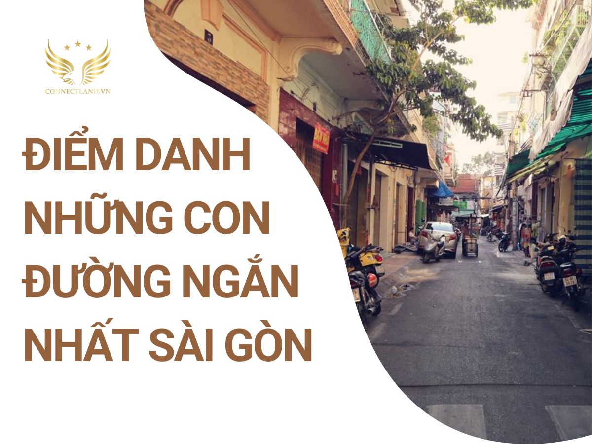 Điểm danh những con đường ngắn nhất ở Sài Gòn