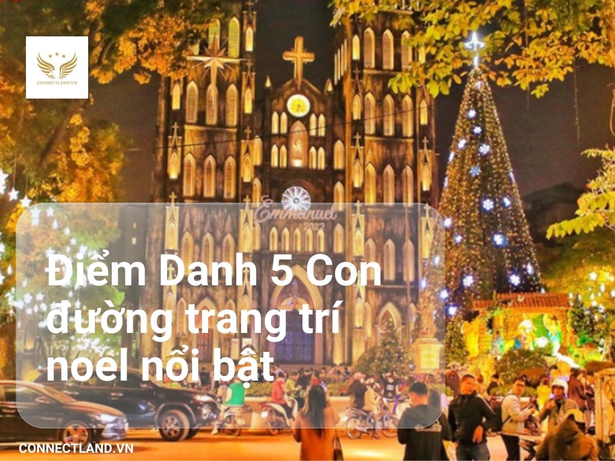 Điểm danh 5 con đường trang trí noel năm nay