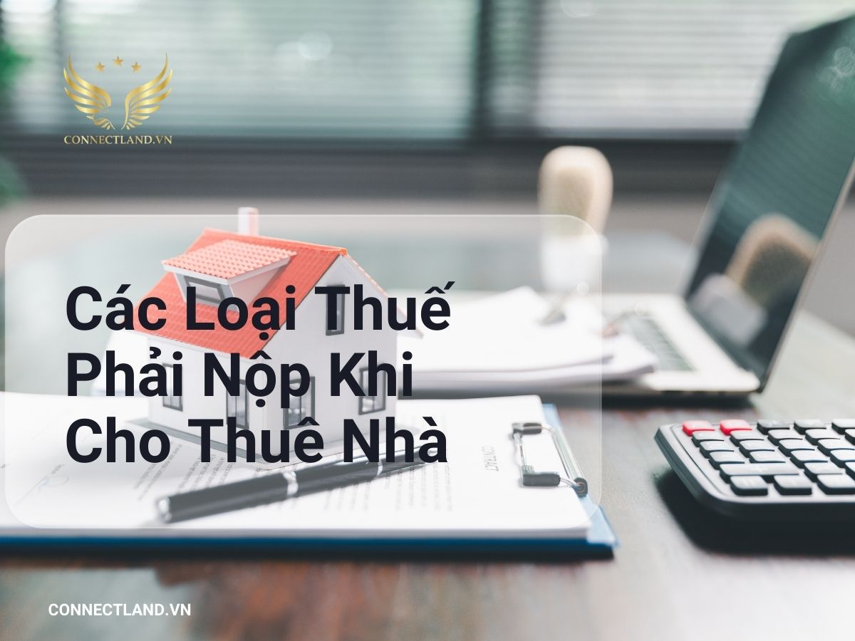 Các loại thuế phải nộp khi cho thuê nhà