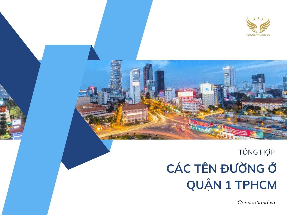 Tổng hợp các tên đường ở quận 1 TPHCM