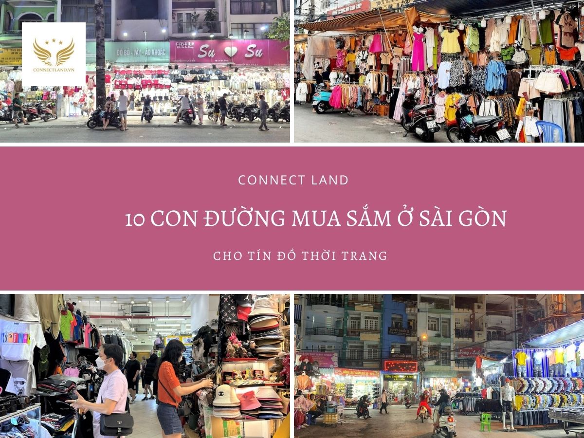 10 con đường mua sắm ở Sài Gòn cho tín đồ thời trang
