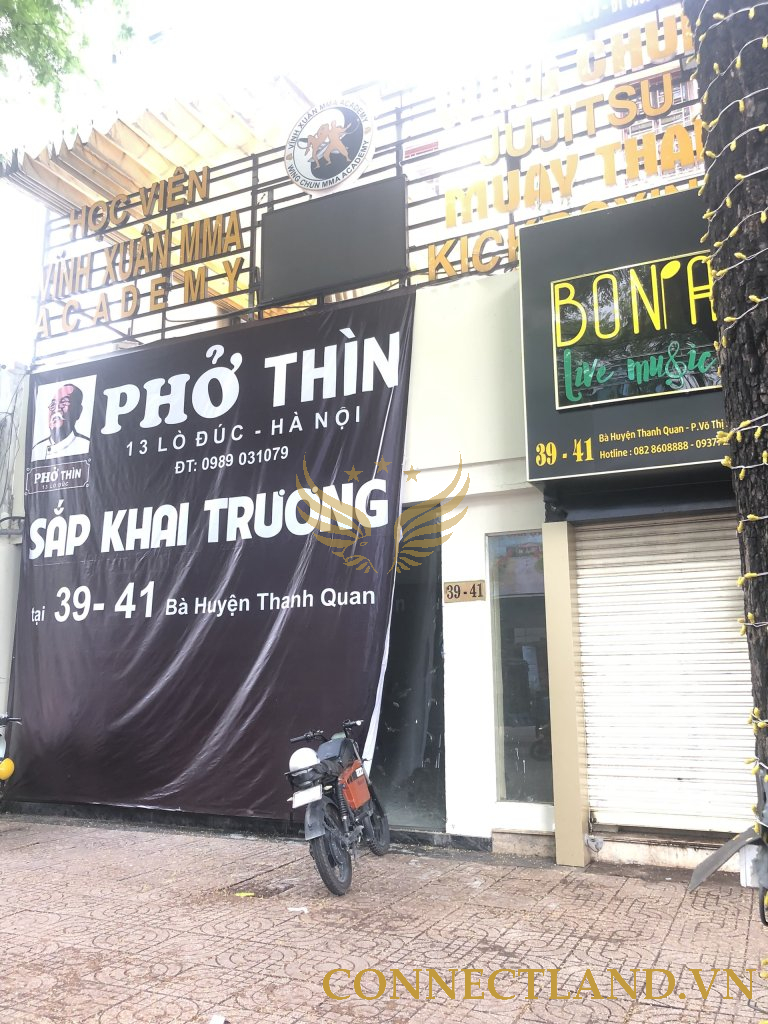 Cho Thuê Mặt Bằng Số 39 – 41 Bà Huyện Thanh Quan Phường 1 Quận 3