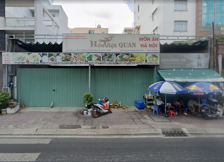 Cho Thuê Mặt Bằng 169 Đường Võ Thị Sáu Phường 7 Quận 3