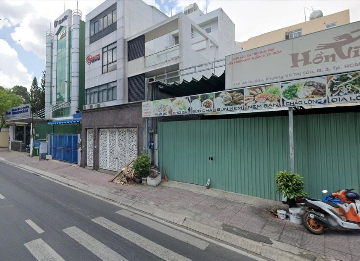 Cho Thuê Mặt Bằng 169 Đường Võ Thị Sáu Phường 7 Quận 3