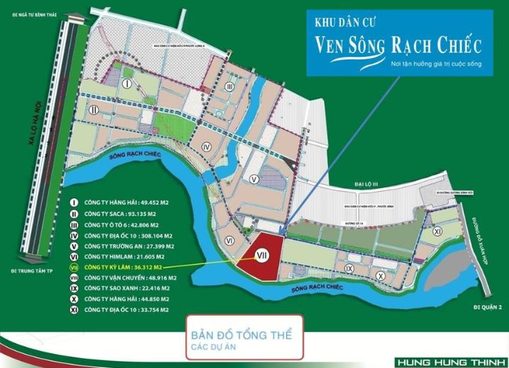 Dự án Khu dân cư Bắc Rạch Chiếc Đường Xa Lộ Hà Nội Phường Phước Long A Quận 9