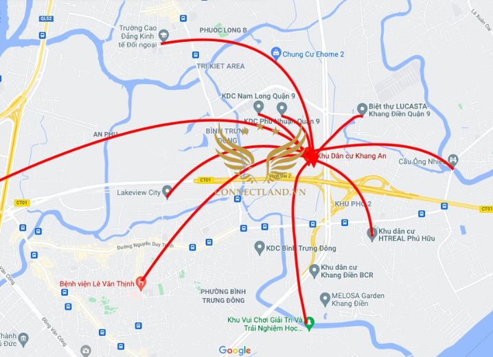Dự án Khu dân cư Khang An Đường Ngã tư Vành Đai Trong Phường Phú Hữu Quận 9 