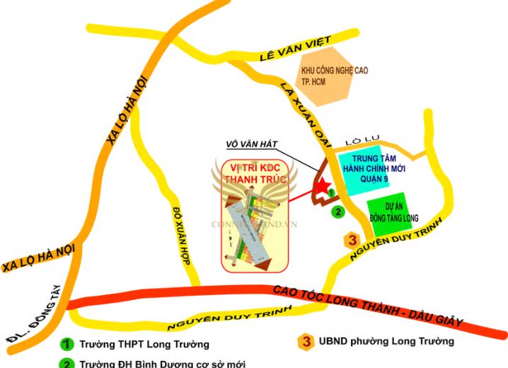 Dự Án Khu Dân Cư Thanh Trúc Võ Văn Hát Phường Long Trường Quận 9
