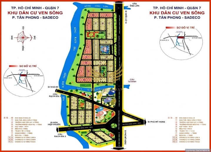 Dự Án Khu Dân Cư Ven Sông Sadeco Phường Tân Phong Quận 7