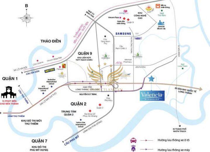 Khu Nhà Phố Biệt Thự Valencia Riverside Nguyễn Duy Trinh Phường Phú Hữu Quận 9