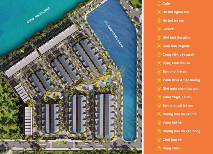 Khu Nhà Phố Biệt Thự Valencia Riverside Nguyễn Duy Trinh Phường Phú Hữu Quận 9